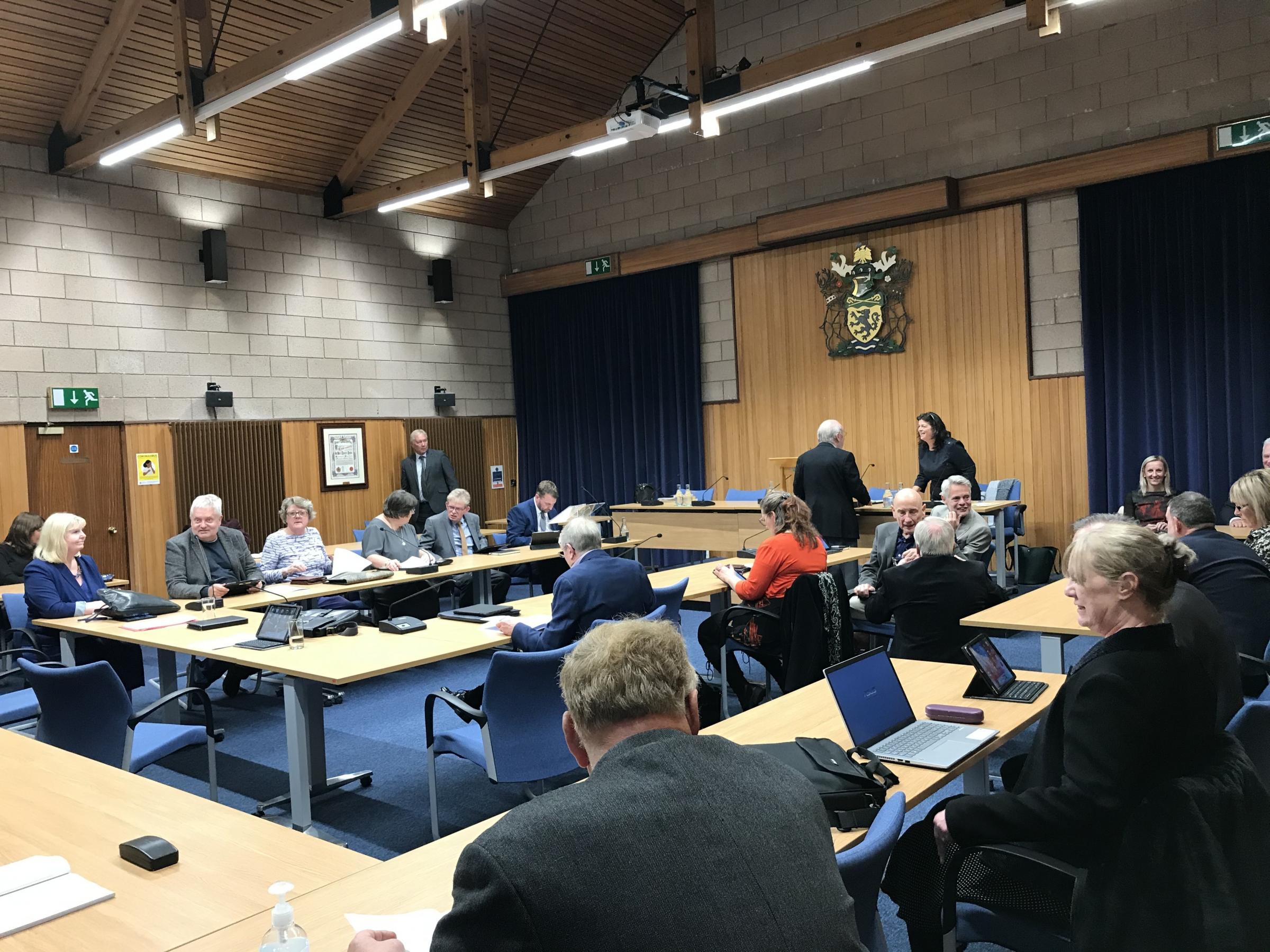 Ribble Valley Council chamber