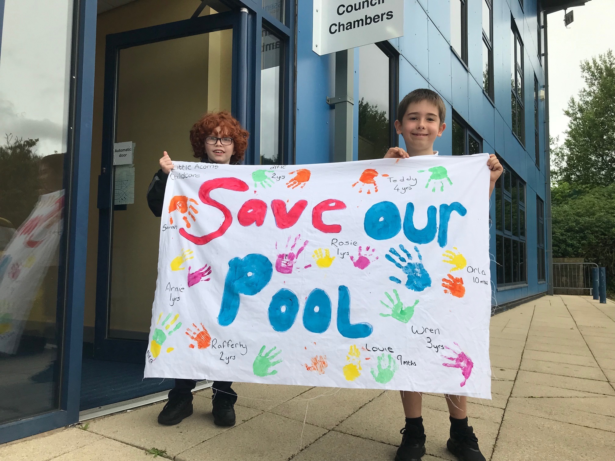 Youngsters campaigned to save Whitworth Pool