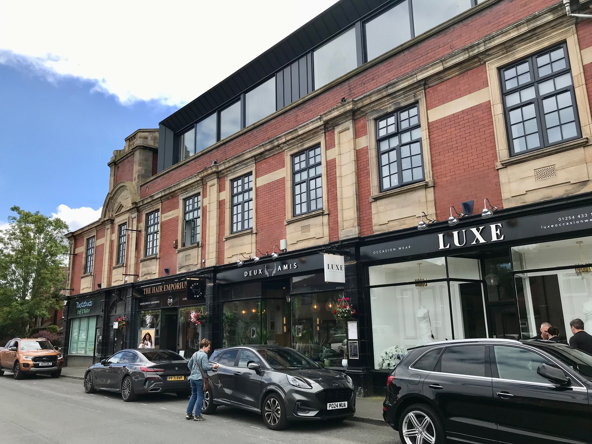 Cafes and shops in Whalley (Picture: Robbie MacDonald)