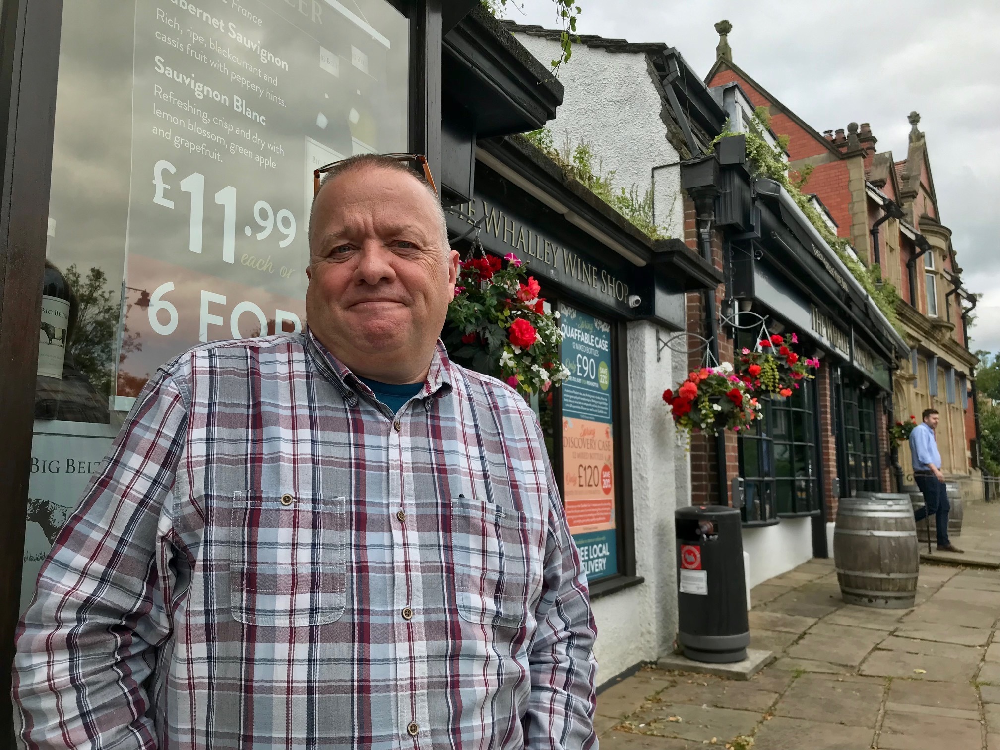 Matt Monk, who runs Whalley Wine Shop (Picture: Robbie MacDonald)