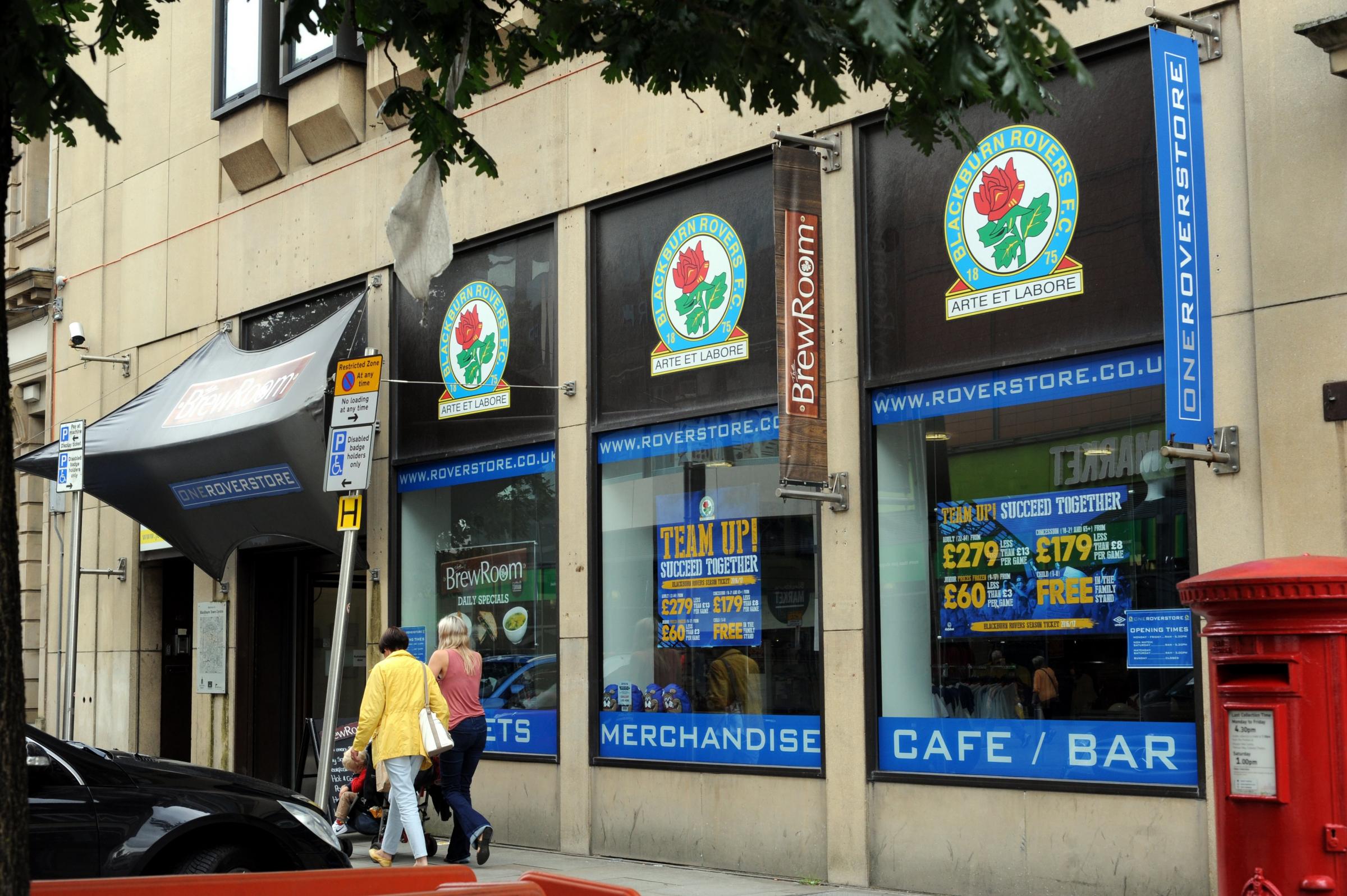 blackburn rovers club shop